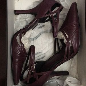 Purple Carlos by Carlos Santana high heels.